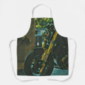 Motorrad-Retro-Geschenk Schürze (Vorderseite)