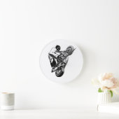 Motorrad Runde Wanduhr (Zuhause)