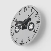 Motorrad Runde Wanduhr (Winkel)