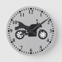 Motorrad Runde Wanduhr