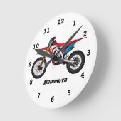 Motorrad Runde Wanduhr (Winkel)