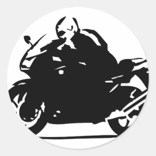 Motorrad Runder Aufkleber