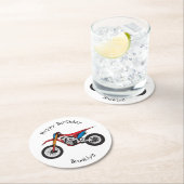 Motorrad Runder Pappuntersetzer (Vor Ort)