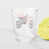 Motorrad Schnapsglas (Rückseite)