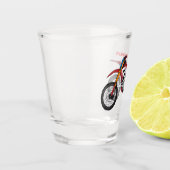 Motorrad Schnapsglas (Links)