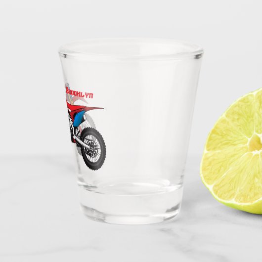 Motorrad Schnapsglas (Rechts)