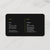 Motorrad-Service Visitenkarte (Rückseite)