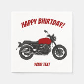 Motorrad Serviette (Vorderseite)