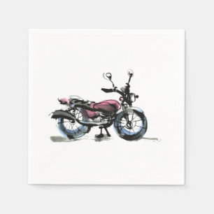 Motorrad Serviette