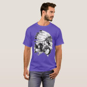 Motorrad-Shirt-Biker-Indianer T-Shirt (Vorne ganz)