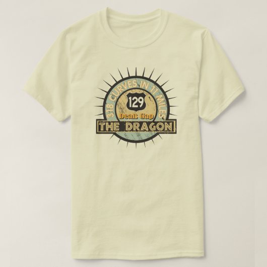 Motorrad-Shirt der Drache - Abkommen-Abstand T-Shirt (Design vorne)