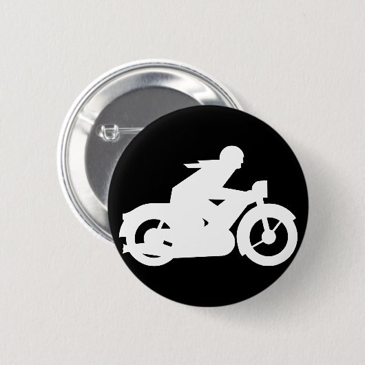 Motorrad-Silhouette Button (Vorne & Hinten)