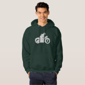 Motorrad-Silhouette Hoodie (Vorne ganz)