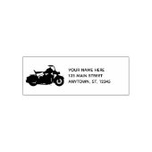 Motorrad-Silhouette Permastempel (Design)