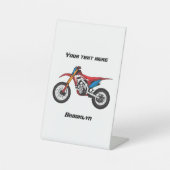 Motorrad Sockelschild (Vorderseite)