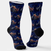 Motorrad Socken (Gewinkelt)