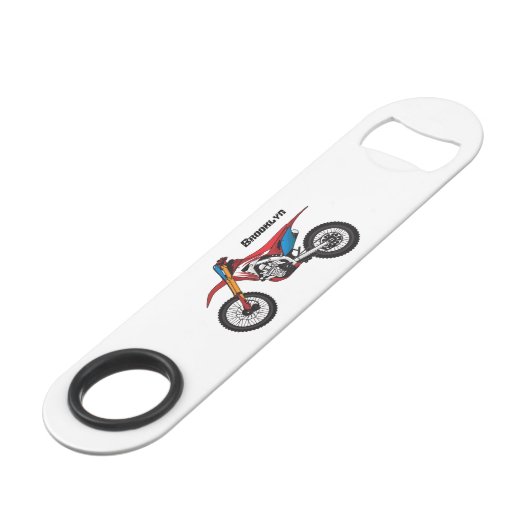 Motorrad Speed Flaschenöffner (Vorderseite Schrägansicht)