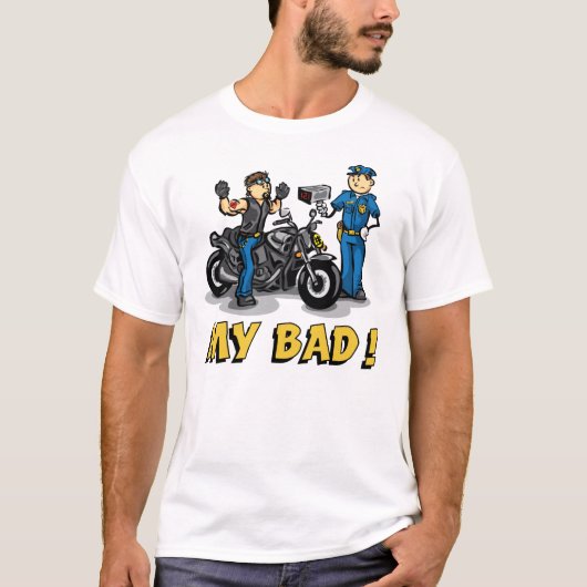 Motorrad Speedster T-Shirt (Vorderseite)