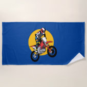 Motorrad Strandtuch (Vorderseite)