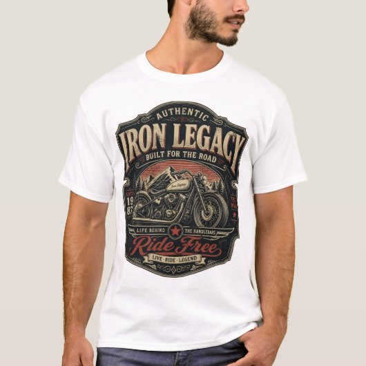 Motorrad T-Shirt (Vorderseite)