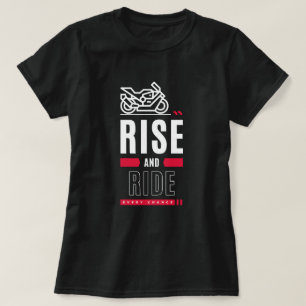 Motorrad-T - Shirt für den T - Shirt Rise und Ride