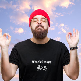 Motorrad-T - Shirt für Windtherapie