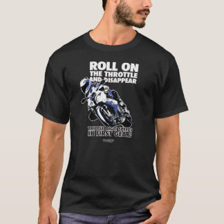 Motorrad-T - Shirt - Rolle auf Drossel