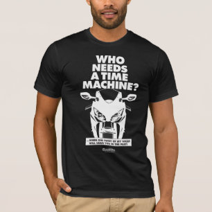 Motorrad-T - Shirt - Zeit-Maschine