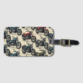 Motorrad-Tag Gepäckanhänger (Vorderseite (Horizontal))