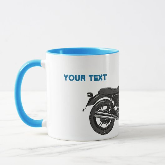 Motorrad Tasse (Links)