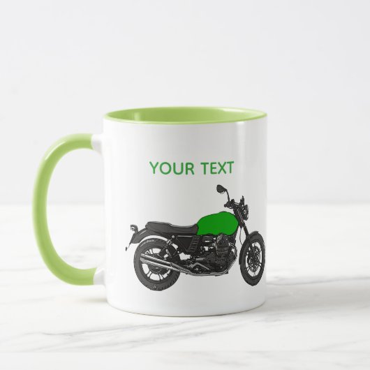 Motorrad Tasse (Links)
