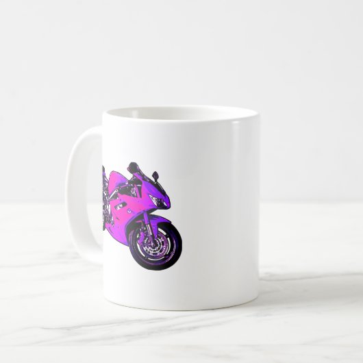 Motorrad-Tasse Kaffeetasse (Vorderseite Links)