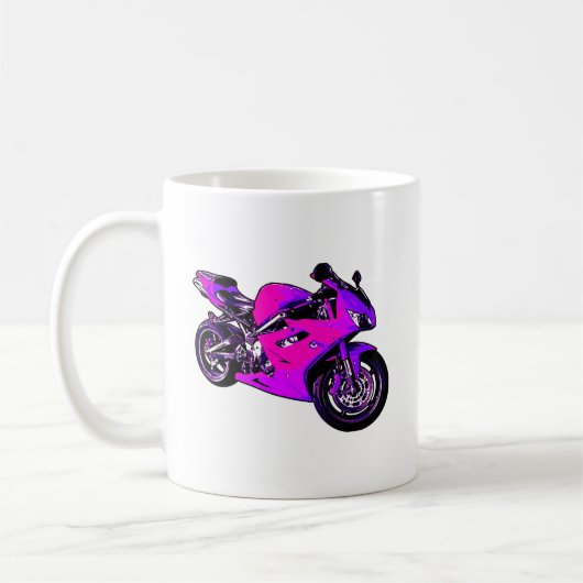 Motorrad-Tasse Kaffeetasse (Links)