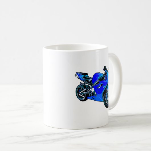 Motorrad-Tasse Kaffeetasse (VorderseiteRechts)