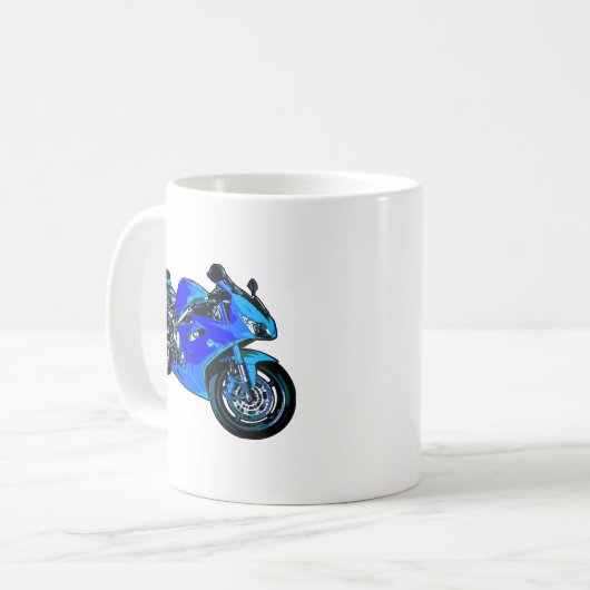 Motorrad-Tasse Kaffeetasse (Vorderseite Links)