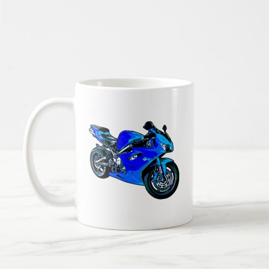 Motorrad-Tasse Kaffeetasse (Links)