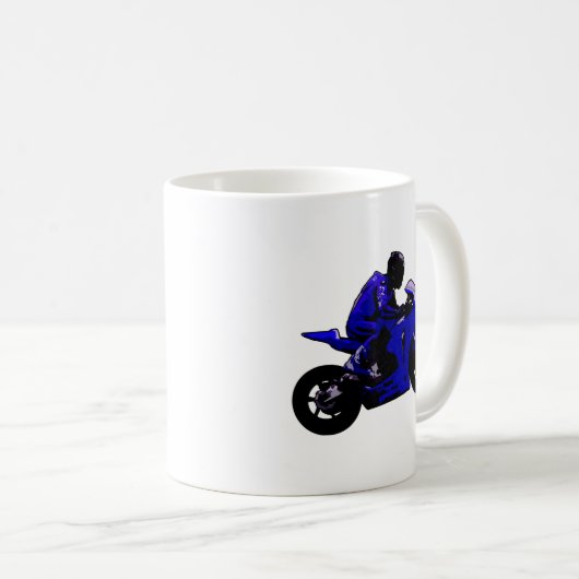 Motorrad-Tasse Kaffeetasse (VorderseiteRechts)