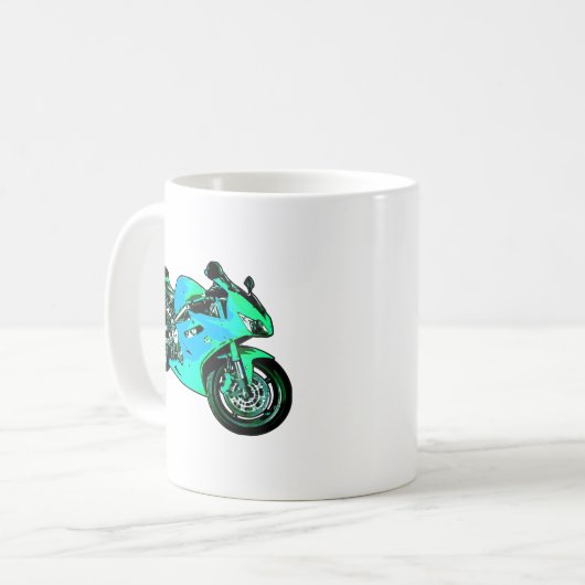 Motorrad-Tasse Kaffeetasse (Vorderseite Links)