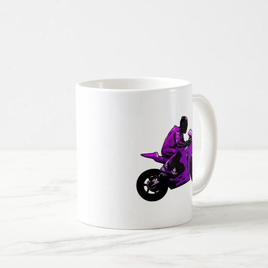 Motorrad-Tasse Kaffeetasse (VorderseiteRechts)