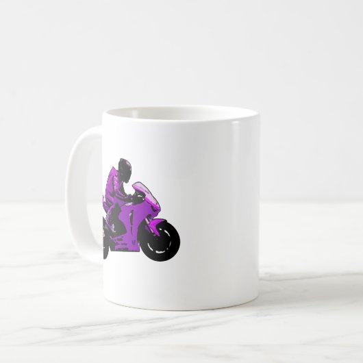Motorrad-Tasse Kaffeetasse (Vorderseite Links)