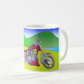 Motorrad-Tasse Kaffeetasse (VorderseiteRechts)