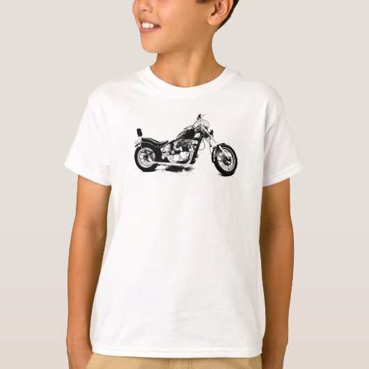 Motorrad-Tee-Shirt T-Shirt (Vorderseite)