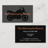 Motorrad-Thema Einfache Gestaltung Visitenkarte (Vorne/Hinten)