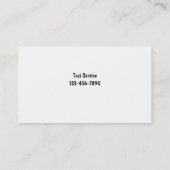 Motorrad-Thema Visitenkarte (Rückseite)