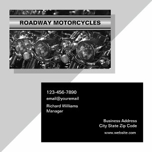 Motorrad-Themen-Kühlgeschäftskarten Visitenkarte