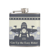 Motorrad-Themenflasche, Fahrrad-Kundgebung Leichte Flachmann (Vorderseite)