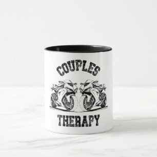Motorrad-Therapie für Paare Tasse