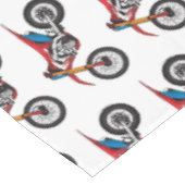 Motorrad Tischdecke (Schrägansicht)