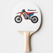 Motorrad Tischtennis Schläger (Rückseite)