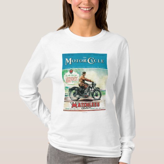 Motorrad-Titelseite T-Shirt (Vorderseite)
